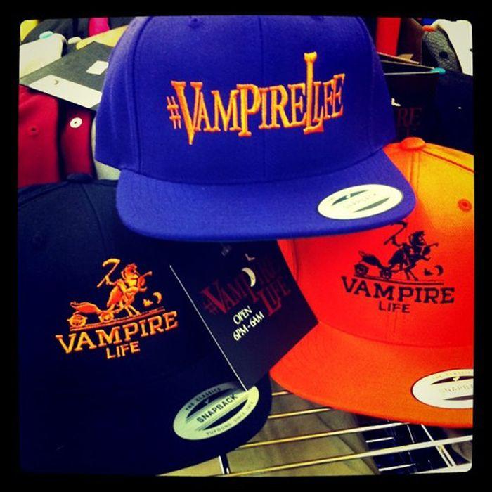 Vampire Life Logo - Jim Jones Wearing Vampire Life Hermes Logo Shirt & Snapback ...