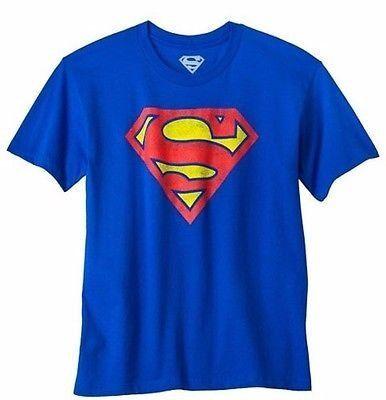 Sports Superman Logo - Amazon.com: Blue Superman Logo Youth's Official Licensed T-Shirt ...
