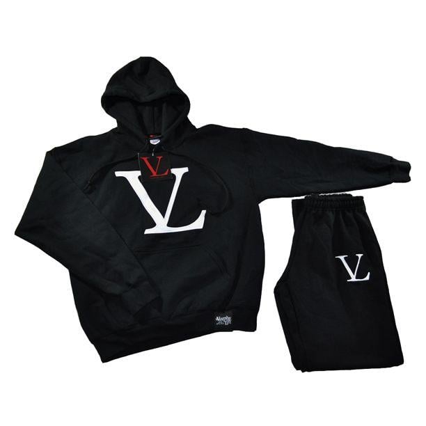 Black VL Logo - Vampire Life Clothing VL Logo Sweatsuit Splash | Splashy Splash