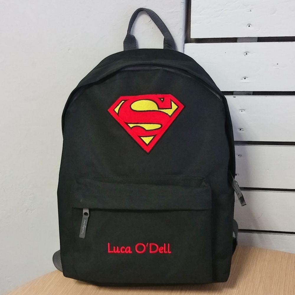 Sports Superman Logo - NeedleArtGr - Embroidery Workshop - Superman logo and name or on ...
