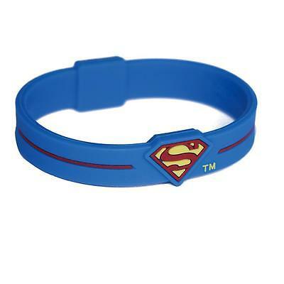 Sports Superman Logo - UNISEX SPORTS SUPERMAN Logo Bracelet Wristband Cosplay Super Hero