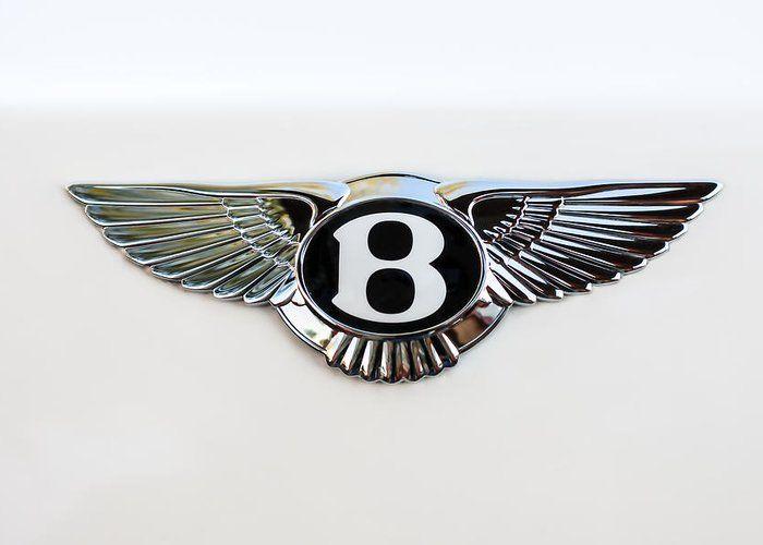 Bently Logo - Bentley Emblem -0081c Greeting Card for Sale by Jill Reger