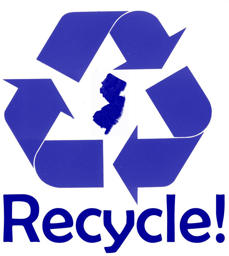 Blue Recycling Logo - NJDEP-Recycling Information