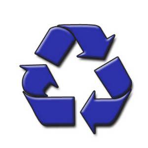 Blue Recycle Logo - Blue Recycle Clipart