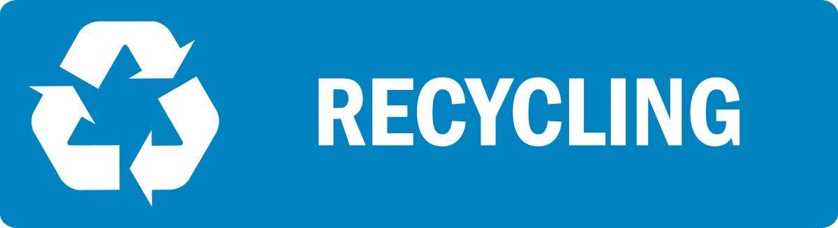 Blue Recycle Logo - Universal Recycling Downloads | Department of Environmental Conservation
