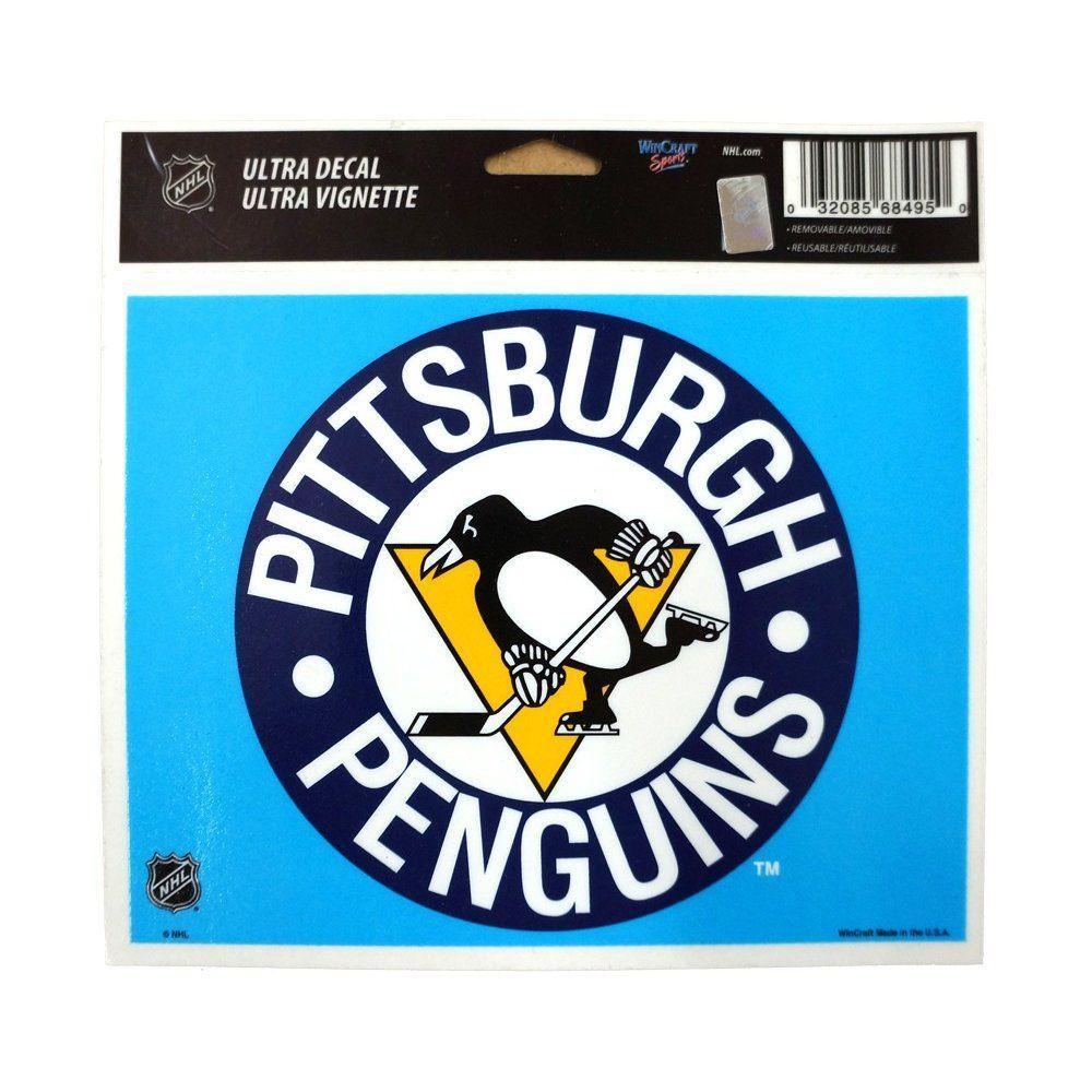 Pittsburgh Blue Logo - Pittsburgh Penguins NHL Blue Logo Ultra Decal