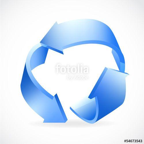 Blue Recycle Logo - Recycle Logo blue