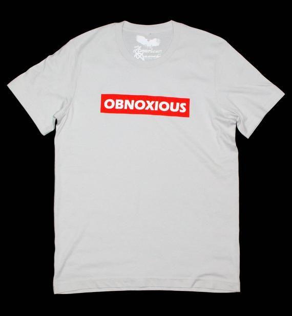 Oz Box Logo - Supreme Inspired Box Logo Obnoxious Unisex T Shirt