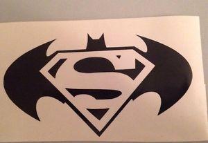 Batman vs Superman Logo - Batman vs Superman Logo Car Truck Window Vinyl Sticker Decal DC ...