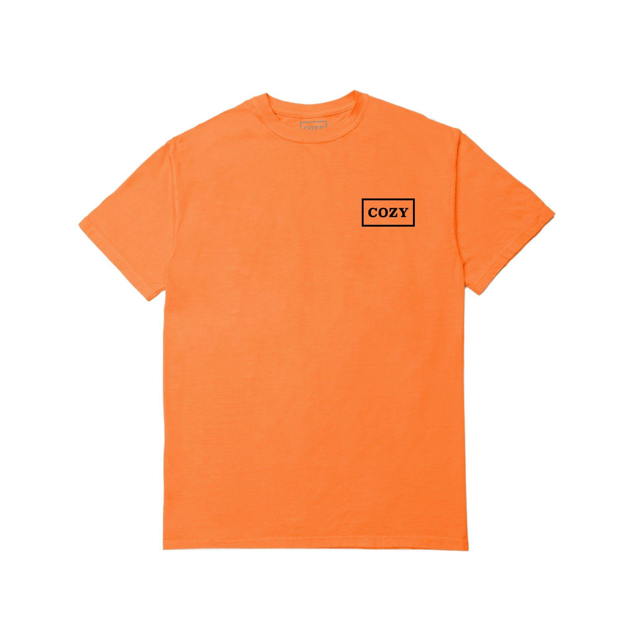 Oz Box Logo - Cozier Box Tee - Orange – Teamcozy Online Shop