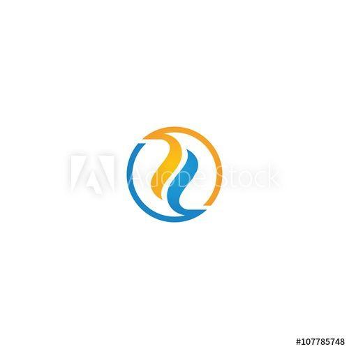Round Swirl Logo - round swirl shape logo this stock vector and explore similar