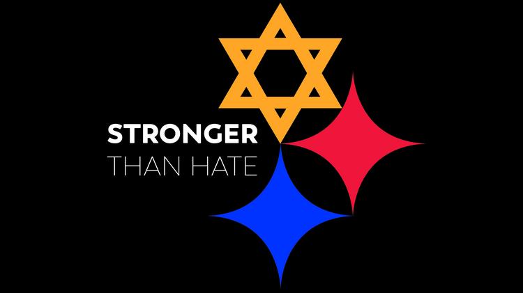Pittsburgh Blue Logo - TrailBlaze Creative CEO's 'Stronger than Hate' logo shows ...