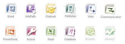 Microsoft Office 2007 Logo - Brand New: Microsoft Office, Version Bland.0