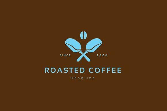 Cofee Logo - Roasted coffee logo. Logo Templates Creative Market