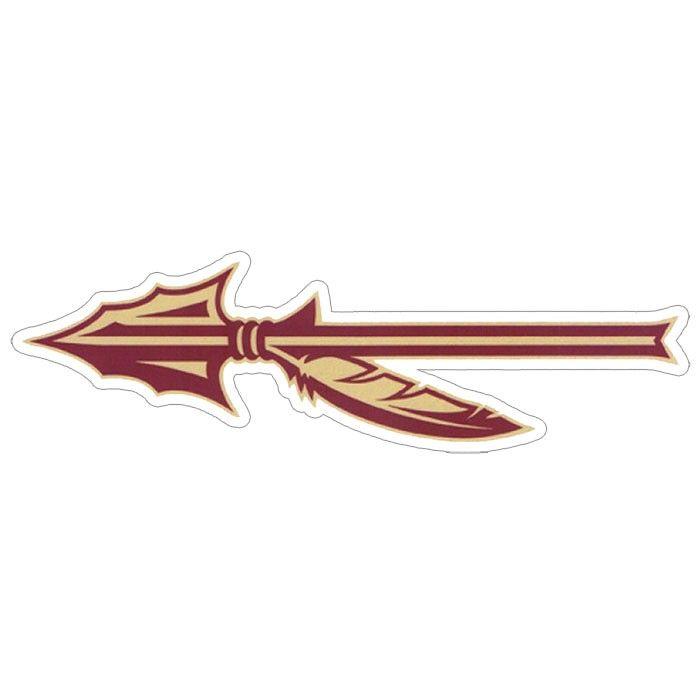 FSU Spear Logo - FSU Seminole Apparel. Die Cut Full Spear Magnet