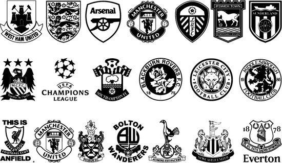 Black Football Logo - Logo football league free vector download (68,410 Free vector) for ...