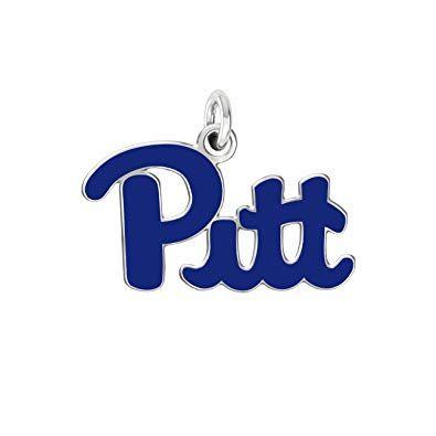 Pittsburgh Blue Logo - Amazon.com: University of Pittsburgh PITT Panthers Charm 1/2