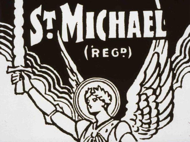 St. Michael Logo - From St Michael to Marspen • M&S Birth of a Brand - Logos and Brand ...