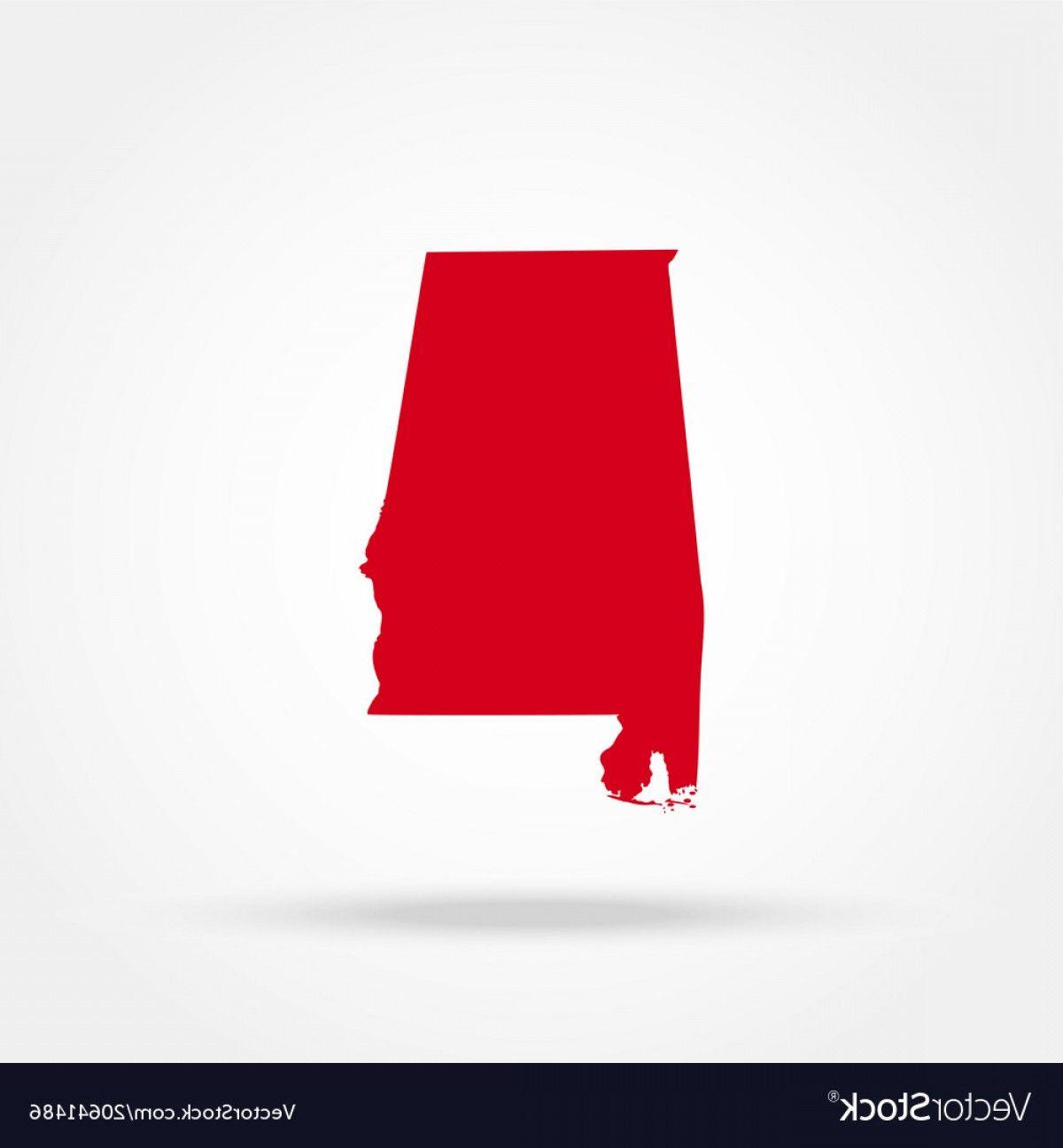 Alabama Vector Logo - Map State Of Alabama Vector | SOIDERGI