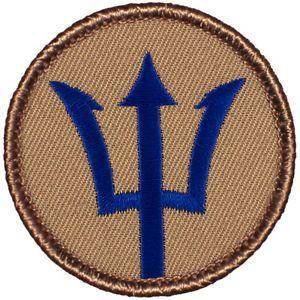 Cool Trident Logo - Cool Boy Scout Patches Blue Trident Patrol Patch!!