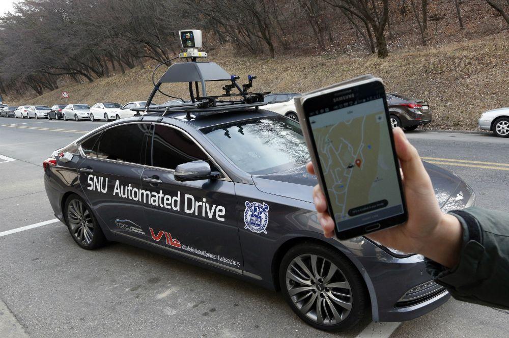 South Korea Car Logo - Self-driving taxi service program already in testing in South Korea ...