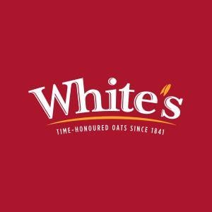 Red and White S Logo - White's Oats | Porridge Oats, Jumbo Oats, Speedicook Oats