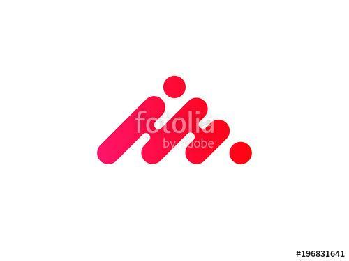 Triangle Internet Logo - Technology logo in triangle shape for modern tech, sport or