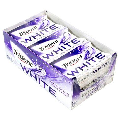 Cool Trident Logo - Trident White Cool Sugar Free Gum