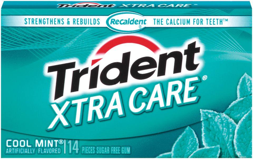 Cool Trident Logo - Trident Xtra Care Cool Mint. Cosmos DistributingCosmos Distributing