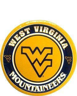 West Virginia Mountaineers Logo - West Virginia Mountaineers 7 Paper Plates, pack of 48