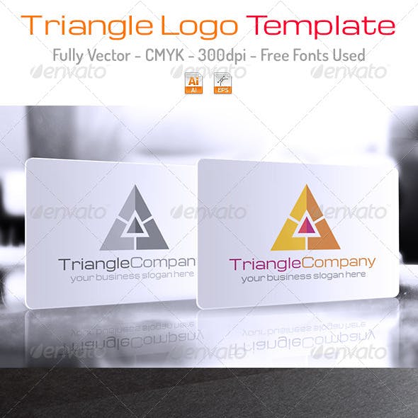 Triangle Internet Logo - Companies Corporate and Internet Logo Templates