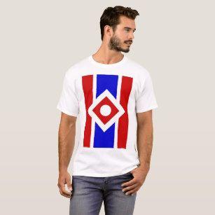 Red White and Blue Clothing and Apparel Logo - Red White And Blue Logo Clothing & Apparel. Zazzle.co.uk