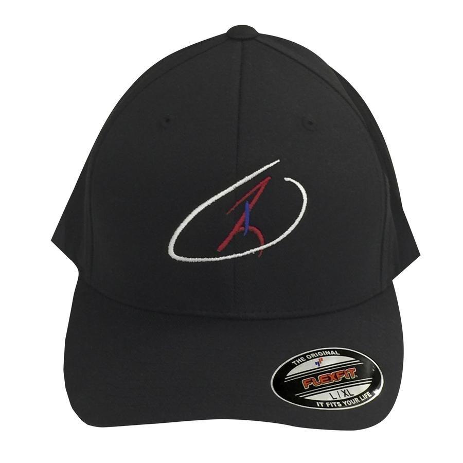 Red White and Blue Clothing and Apparel Logo - Robert J. O'Neill - Black Flexfit Cap with Red, White, and Blue Logo ...