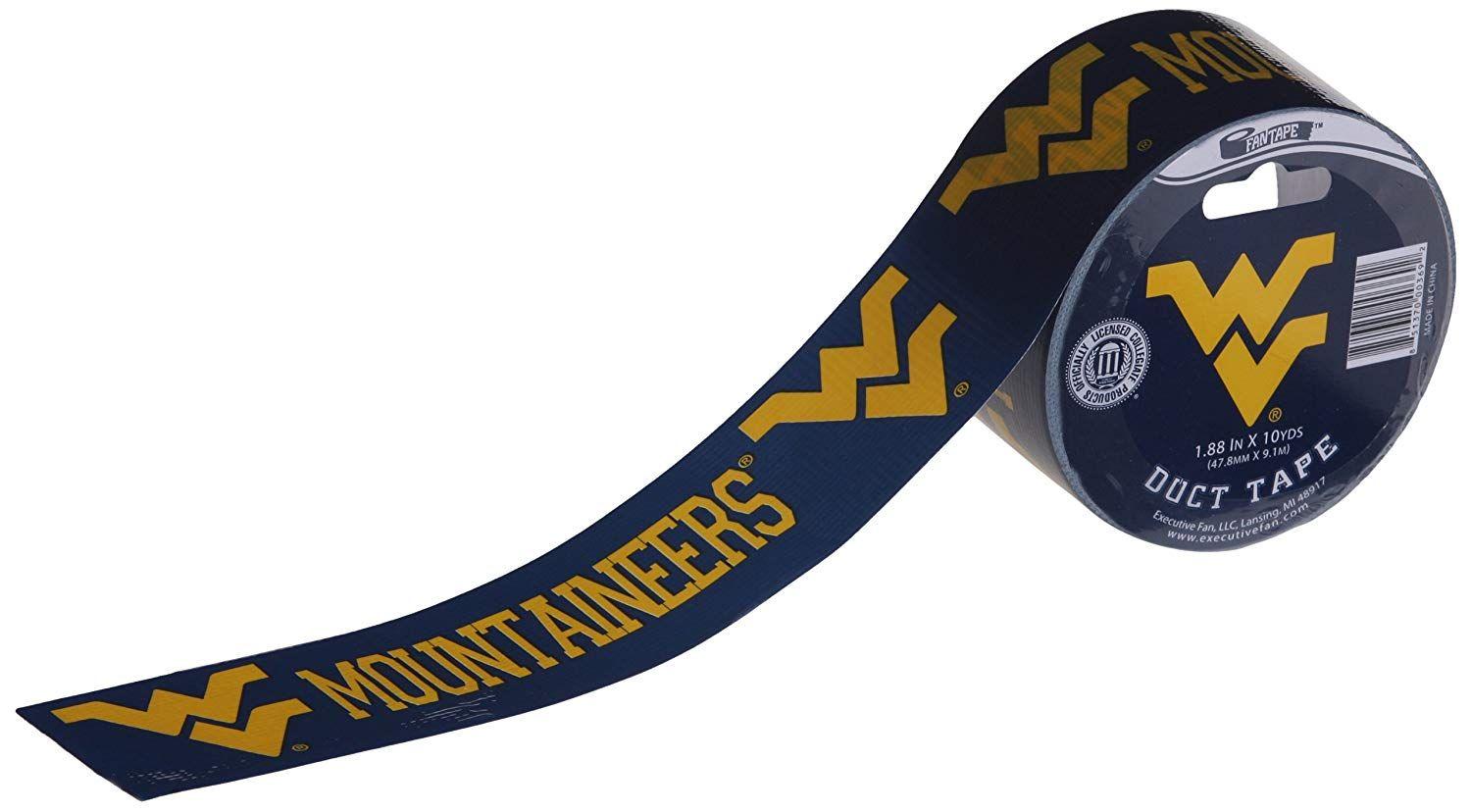 West Virginia Mountaineers Logo - Amazon.com : NCAA West Virginia Mountaineers Logo Duct Tape : Sports ...