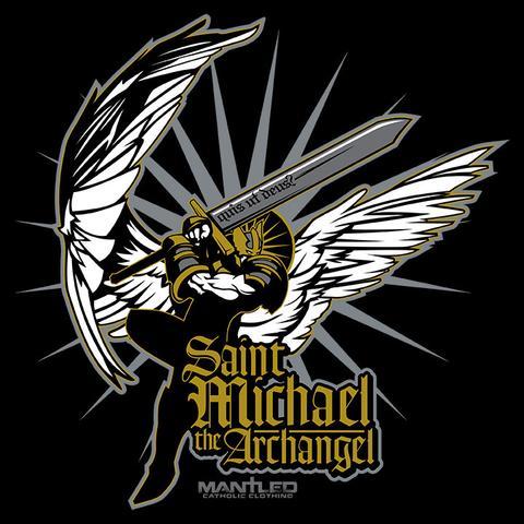 St. Michael Logo - St. Michael the Archangel | Mantled Catholic Clothing