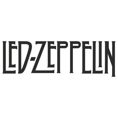 LED Zeppelin Logo - Led Zeppelin Decal Sticker - LED-ZEPPELIN-BAND-LOGO | Thriftysigns