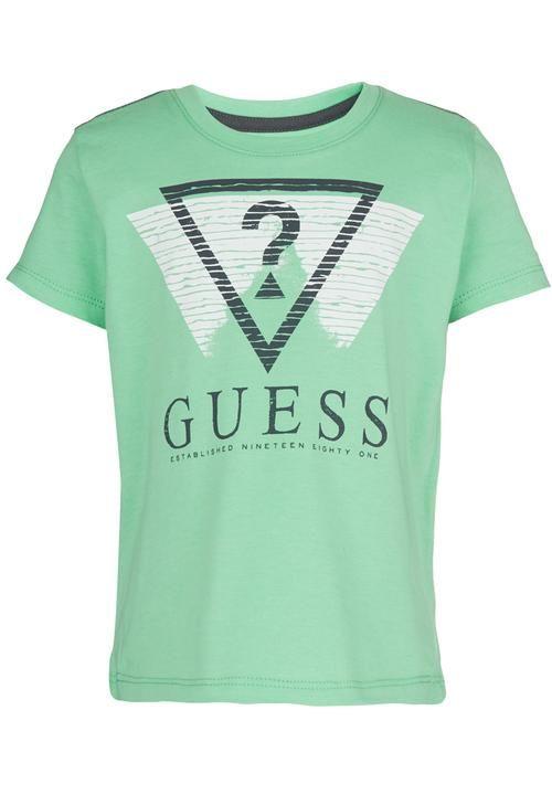 Green Triangle Clothing Logo - Triple Triangle Tee Green GUESS Tops