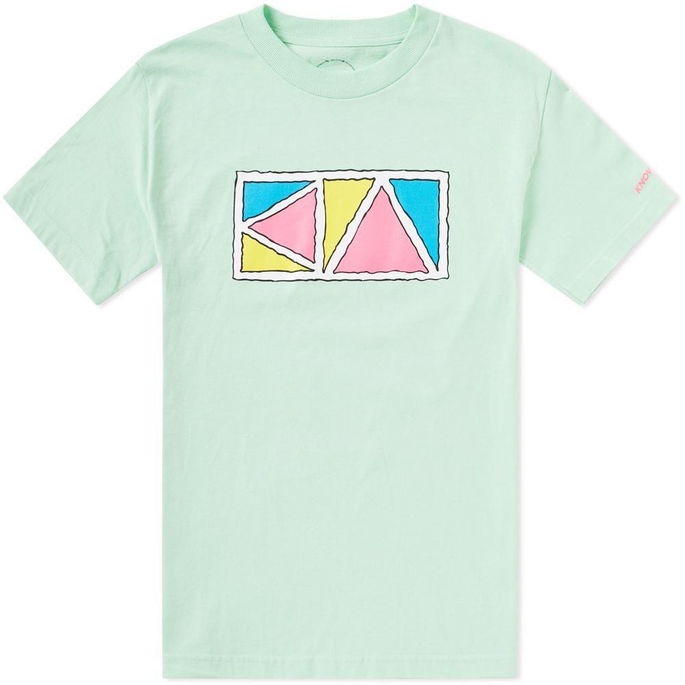 Green Triangle Clothing Logo - Lyst - Know Wave Triangle T-shirt in Green for Men