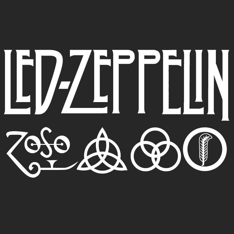 LED Zeppelin Logo - Led Zeppelin are widely considered one of the most successful ...