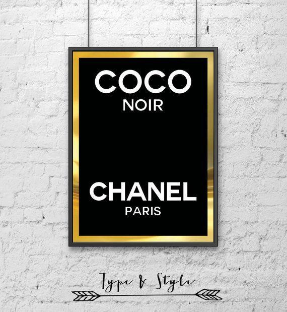 Gabrielle Chanel Paris Logo - Coco Chanel Perfume Logo Framed Poster Digital Art