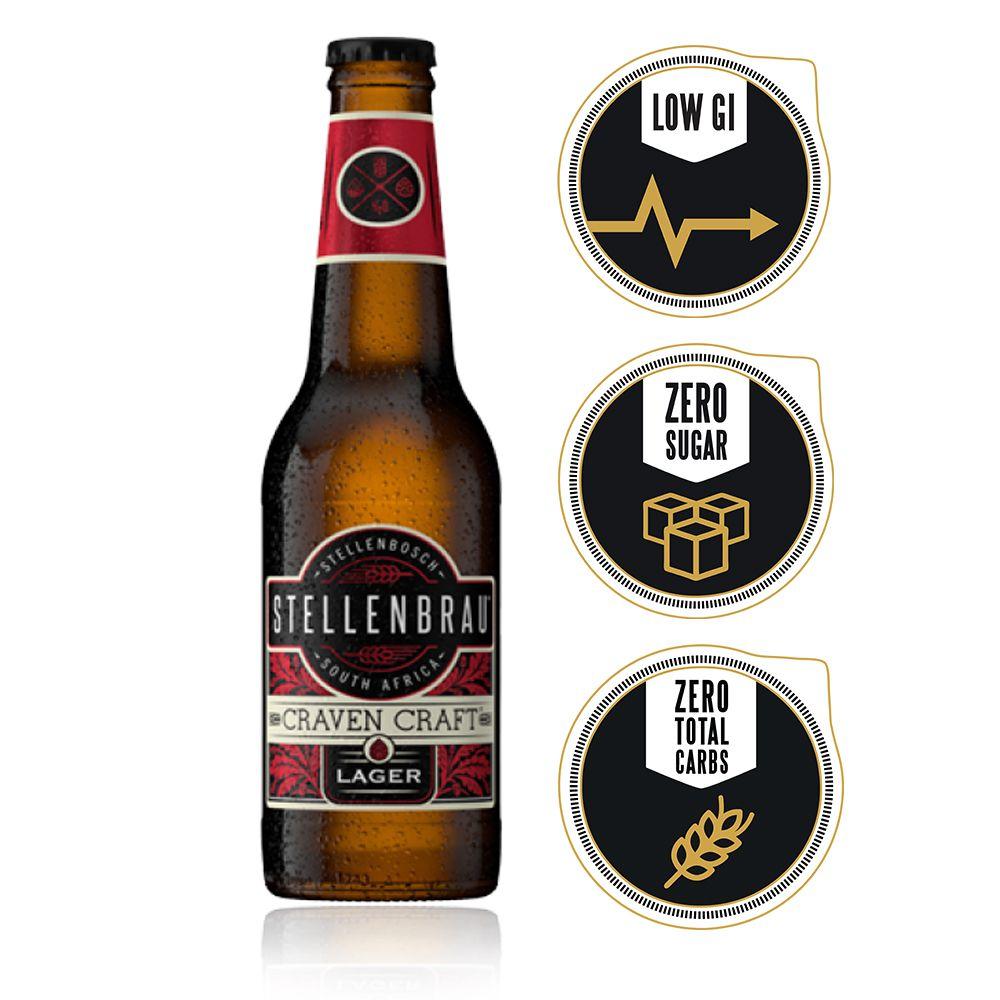 Beer Lager Logo - Craven Lager - 330ml Bottles (Case of 24) | Stellenbrau
