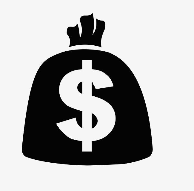 Black Money Logo - Flat Black Money Logo, Black Vector, Money Vector, Logo Vector PNG ...