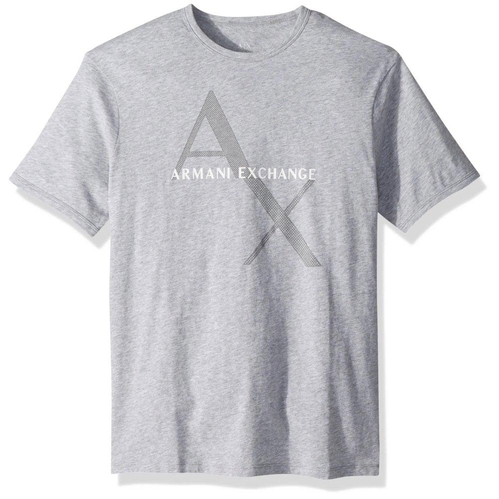 Armani Exchange Clothing Logo - Armani Exchange Logo T-Shirt | Marl Grey