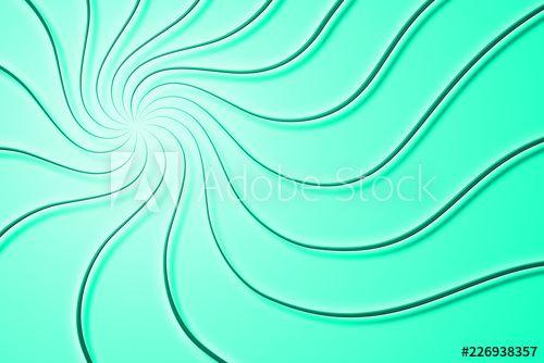 Blue and Green Swirl Logo - Graphic Design Swirl Background. Spiral Lines over Blue-Green, Cyan ...