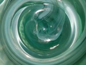 Blue and Green Swirl Logo - KOSTA BODA Aqua Blue Green Swirl Votive Candle Holder Anna Ehrner ...
