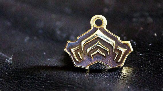 Warframe Lotus Logo - Warframe Pendant Warframe Lotus Symbol Warframe cosplay | Etsy