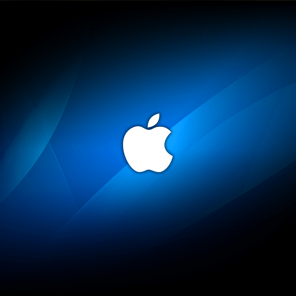 Sparkly Blue Apple Logo - Sparkly Blue Apple Logo