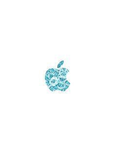 Sparkly Blue Apple Logo - Nheds Francisco (nhedzfrancisco) on Pinterest