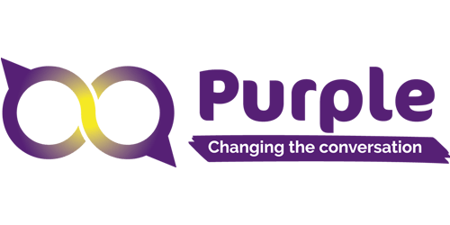 Violet Colored Logo - Direct Payment Support – Purple