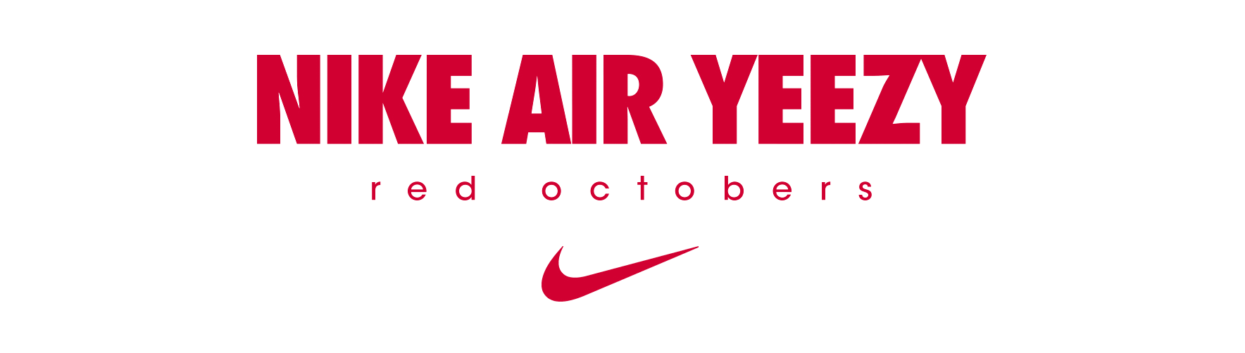 Nike Yeezy Logo - LeRoi3 / Digital Artist AIR YEEZY II X RED OCTOBERS